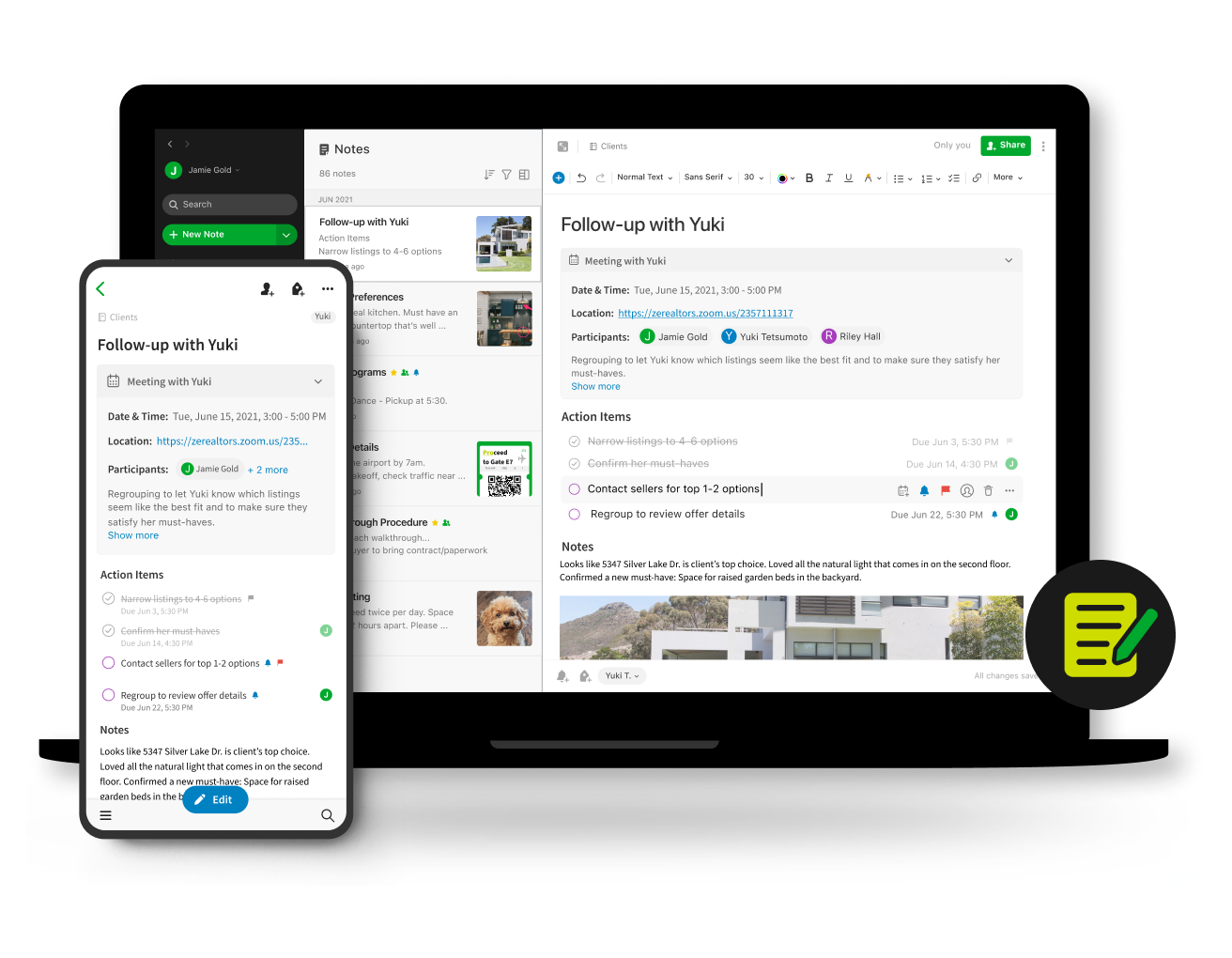 Ứng dụng ghi chú trực tuyến của Evernote